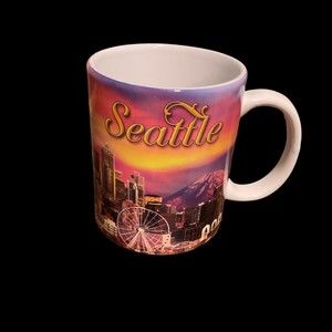 Seattle‎ Scenic Coffee Mug Picturesque Background